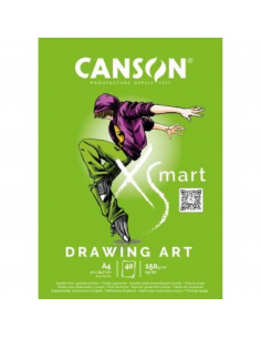 CANSON Bloc Xsmart Drawing Art 40H 150G