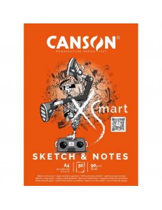 CANSON Bloc Xsmart Sketch & notes 50H 90G