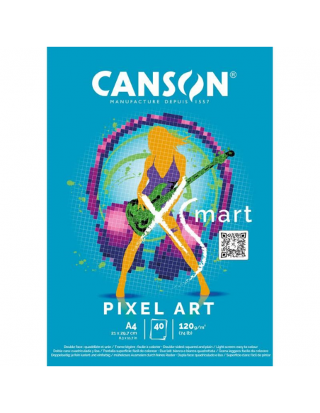CANSON  Bloc Xsmart Pixel Art 40H 120G