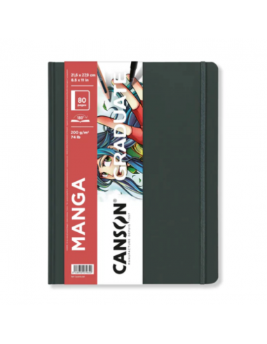 CANSON Book Graduate Manga  40H 21.6X27.9CM 200G