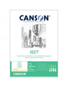 CANSON Bloc 1557® Sketch Espiral 50H A4 120G