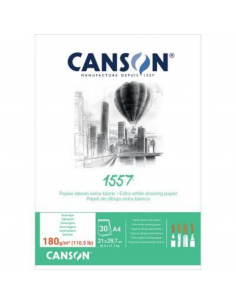 CANSON  Bloc Sketch Espiral LC 30H A4 180G