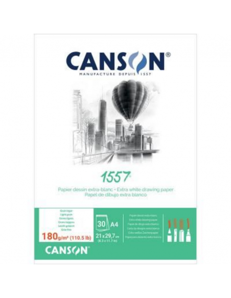CANSON  Bloc Sketch Espiral LC 30H A4 180G