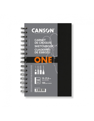 CANSON Book Art Book One 80H 14X21.6CM 100G