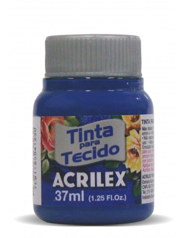 Pintura para tela Acrilex 37ml Azul...