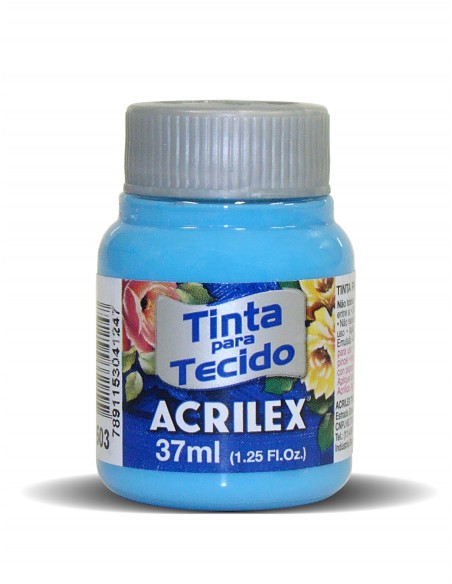 Pintura para Tela Acrilex 37ml Azul Celeste 503