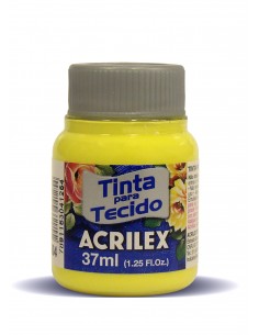 Pintura para Tela Acrilex 37ml Amarillo Limón 504