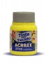 Pintura para Tela Acrilex 37ml Amarillo Limón 504