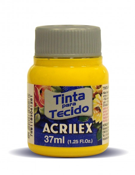 Pintura para Tela Acrilex 37ml Amarillo Oro 505