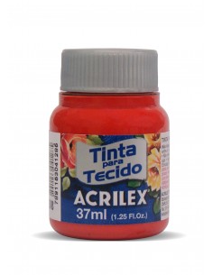 Pintura para Tela Acrilex 37ml Rojo Escarlata 508
