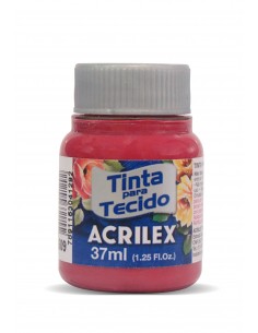 Pintura para Tela Acrilex 37ml Rojo Carmín 509