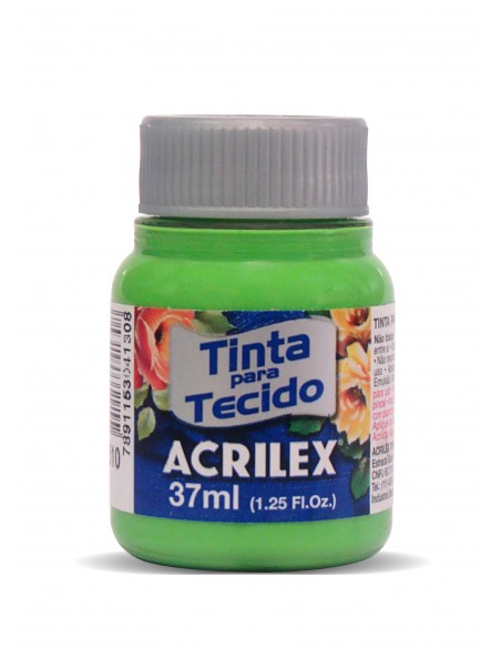 Pintura para Tela Acrilex 37ml Verde Hoja 510