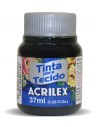 Pintura para Tela Acrilex 37ml Negro 520