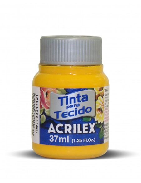 Pintura para Tela Acrilex 37ml Amarrillo Cadmio 536