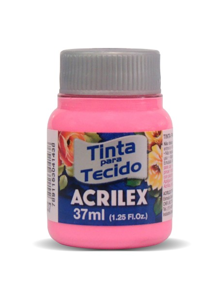 Pintura para Tela Acrilex 37ml Rosado 537