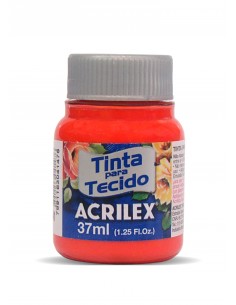 Pintura para Tela Acrilex 37ml Rojo Vivo 541
