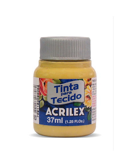 Pintura para Tela Acrilex 37ml Ocre Oro 573