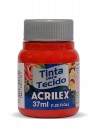 Pintura para Tela Acrilex 37ml Rojo Tomate 583