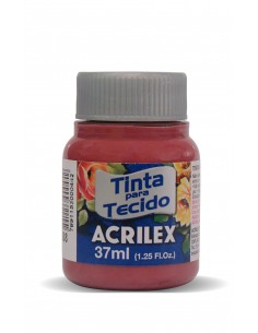 Pintura para Tela Acrilex 37ml Rojo Quemado 588
