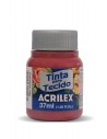 Pintura para Tela Acrilex 37ml Rojo Quemado 588