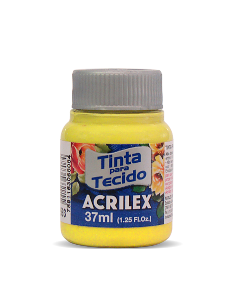 Pintura para Tela Acrilex 37ml Amarrillo Canario 589