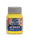 Pintura para Tela Acrilex 37ml Amarrillo Canario 589