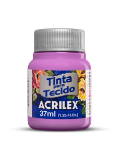 Pintura para Tela Acrilex 37ml Flor de Malva 638