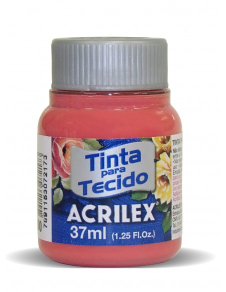 Pintura para Tela Acrilex 37ml Rojo Bebé 800