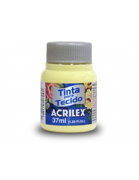 Pintura para Tela Acrilex 37ml Amarillo Bebe 808