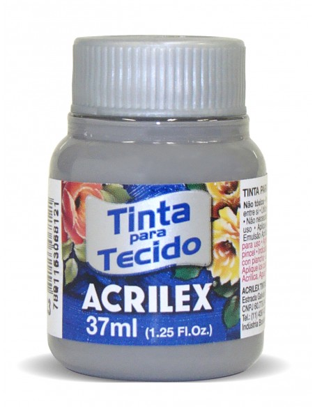 Pintura para Tela Acrilex 37ml Gris 933