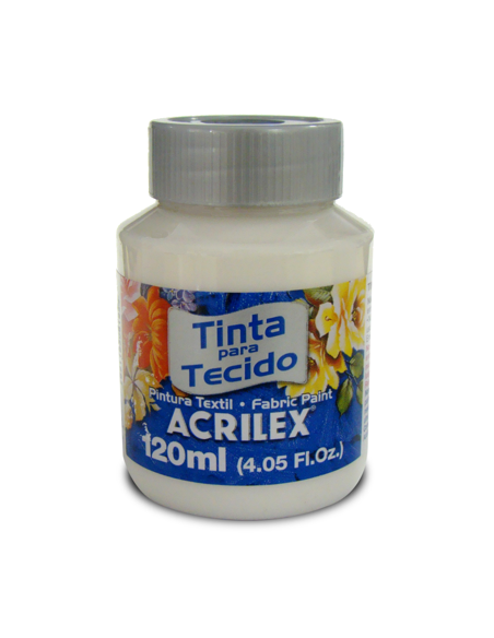 Pintura para tela Acrilex 120ml Blanco 519