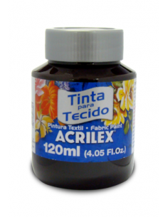 Pintura para tela Acrilex 120ml Negro 520