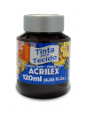 Pintura para tela Acrilex 120ml Negro 520