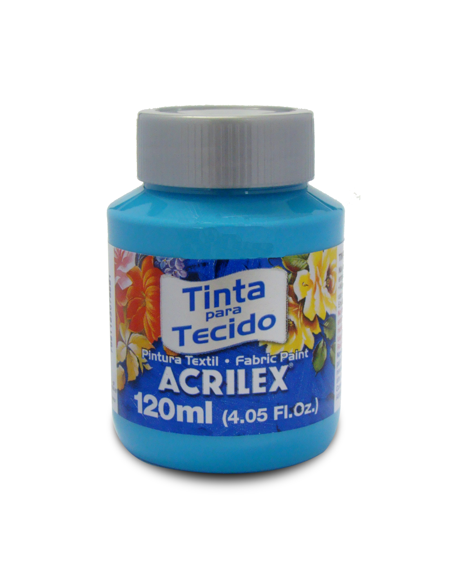 Pintura para tela Acrilex 120ml Azul Mar 535