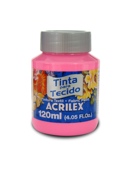 Pintura para tela Acrilex 120ml Rosa 537