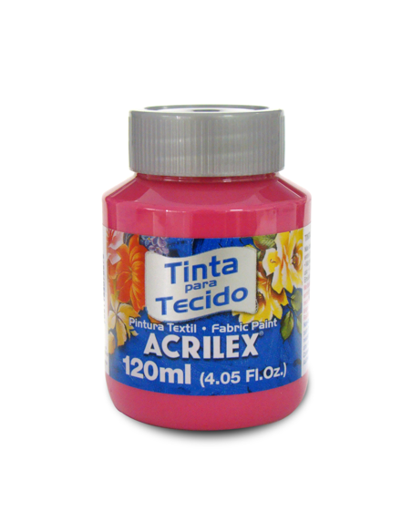 Pintura para tela Acrilex 120ml Rosa Oscuro 542
