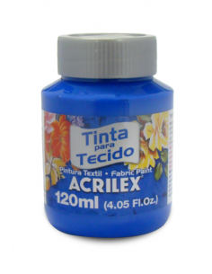 Pintura para tela Acrilex 120ml Azul Ultramar 543