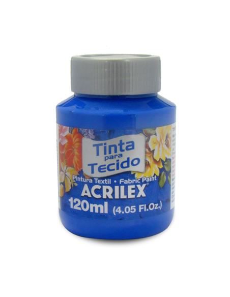 Pintura para tela Acrilex 120ml Azul Ultramar 543