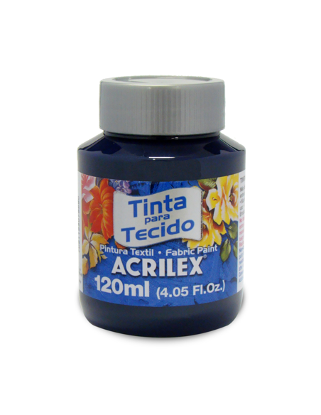 Pintura para tela Acrilex 120ml Azul Marino 544