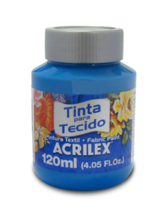 Pintura para tela Acrilex 120ml Azul Cerúleo 568