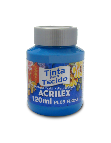 Pintura para tela Acrilex 120ml Azul Cerúleo 568