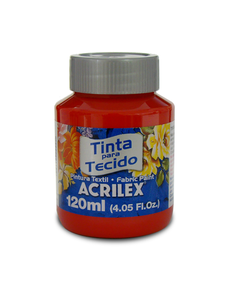 Pintura para tela Acrilex 120ml Rojo Tomate 583