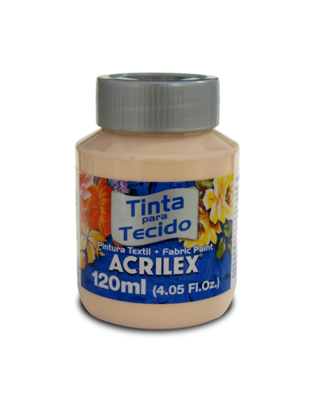 Pintura para tela Acrilex 120ml Salmon Bebe 812
