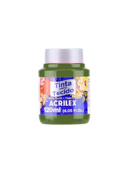 Pintura para tela Acrilex 120ml Verde Olivo 545