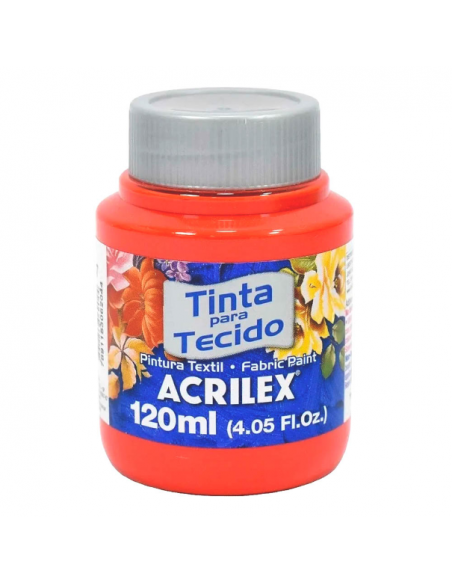 Pintura para tela Acrilex 120ml Naranja 517