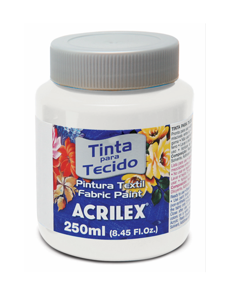 Pintura para tela Acrilex 250ml Incoloro 500
