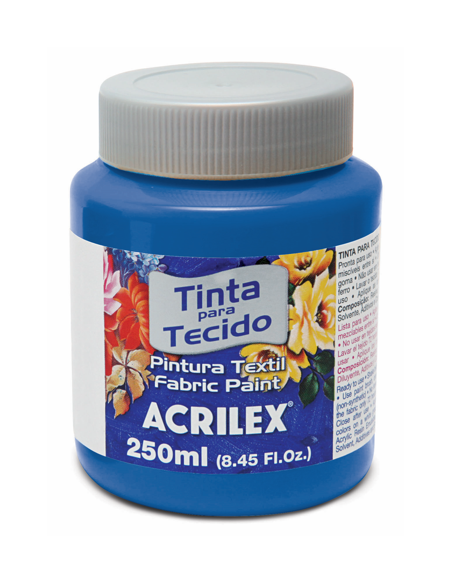 Pintura para tela Acrilex 250ml Azul Cobalto 502