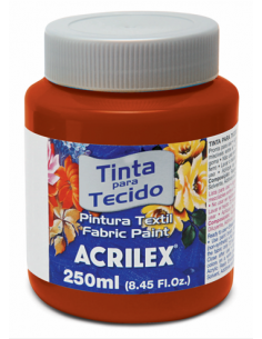 Pintura para tela Acrilex 250ml Rojo Escarlata 508