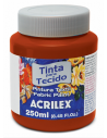 Pintura para tela Acrilex 250ml Rojo Escarlata 508