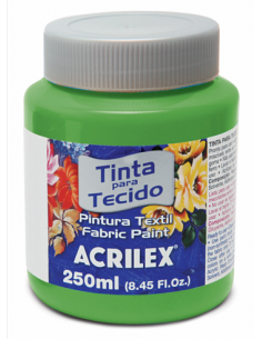 Pintura para tela Acrilex 250ml Verde Hoja 510
